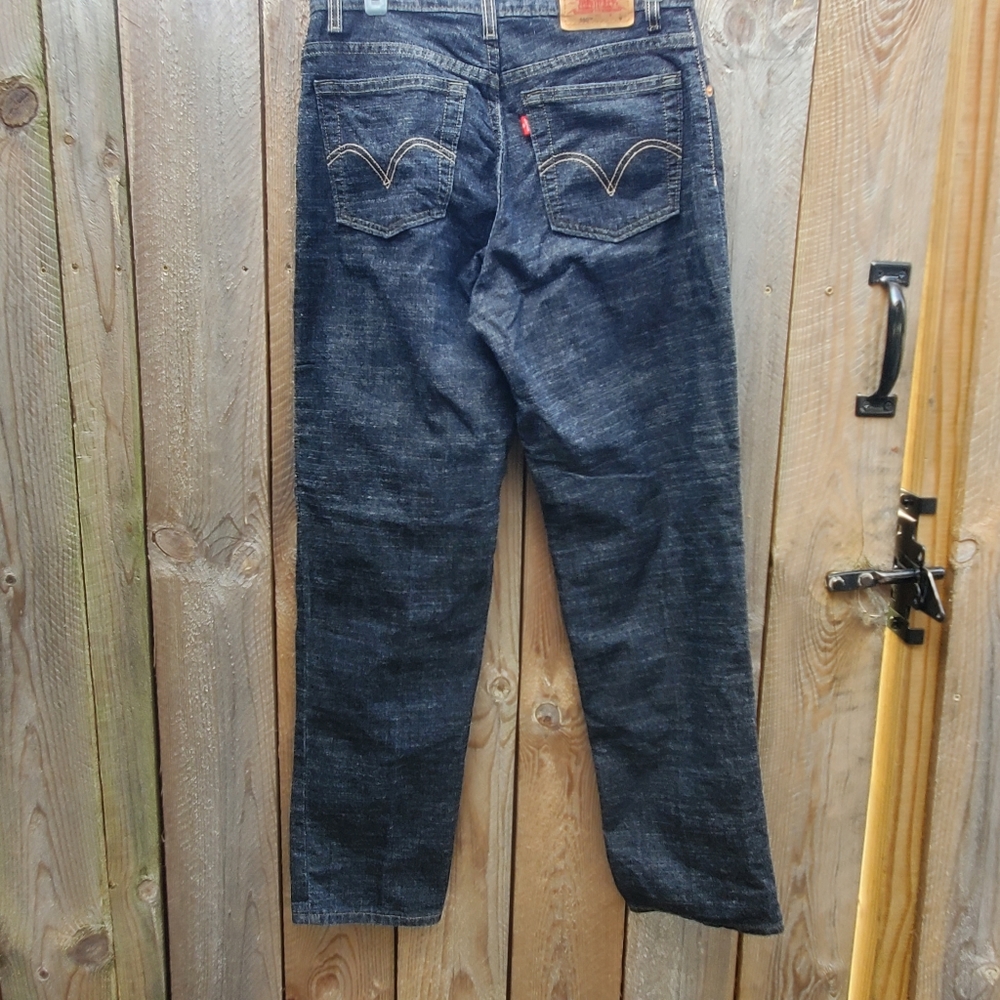 Levi's 550 Relaxed Fit Stretch Taper Leg Jeans Women's Size 8 EUC - Picture 2 of 10